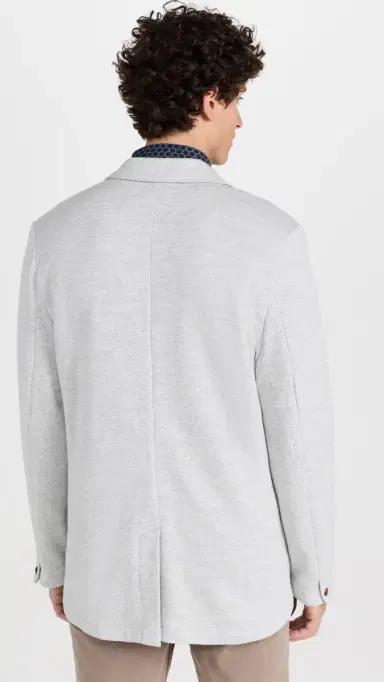 Faherty Inlet Knit Blazer Heather Grey S | Thumbnail 3 Faherty Inlet Knit Blazer Heather Grey S | Thumbnail 3