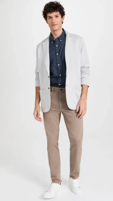 Faherty Inlet Knit Blazer Heather Grey S | Thumbnail 5 Faherty Inlet Knit Blazer Heather Grey S | Thumbnail 5