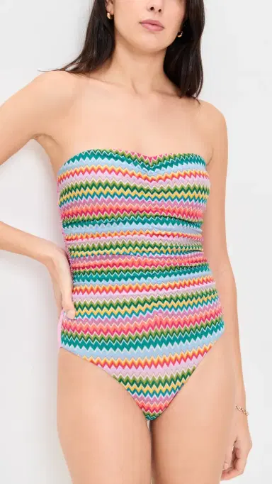 PQ Swim Ruched One Piece Ziggy | Thumbnail 5 PQ Swim Ruched One Piece Ziggy | Thumbnail 5