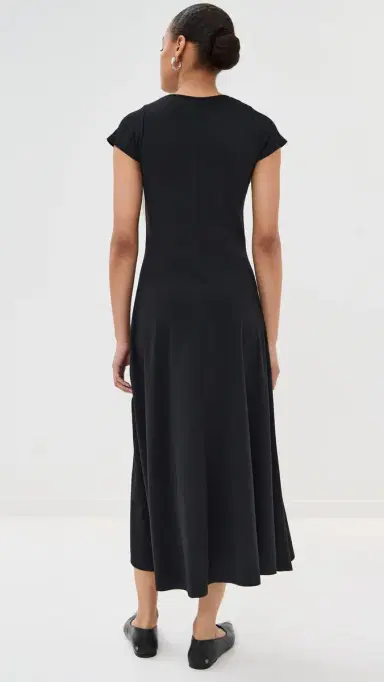 Another Tomorrow Fitted Tee Dress Black M | Thumbnail 3 Another Tomorrow Fitted Tee Dress Black M | Thumbnail 3