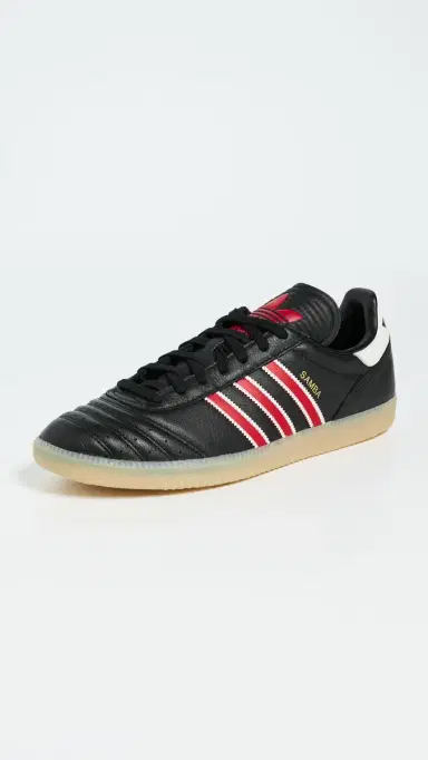 Adidas Samba JP Sneakers Core Black/Red/Gum 3 8 | Thumbnail 2 Adidas Samba JP Sneakers Core Black/Red/Gum 3 8 | Thumbnail 2