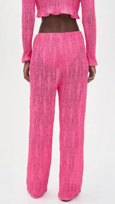 Peixoto Evy Pants Pink Weave | Thumbnail 3 Peixoto Evy Pants Pink Weave | Thumbnail 3