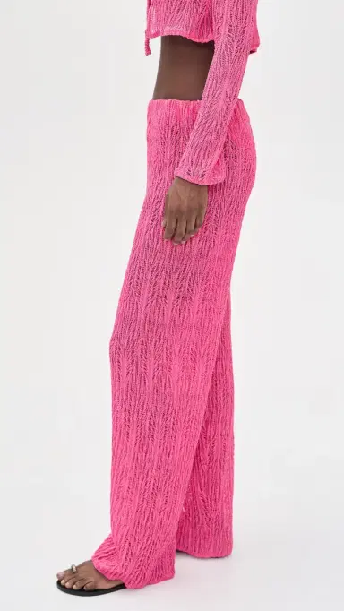 Peixoto Evy Pants Pink Weave | Thumbnail 4 Peixoto Evy Pants Pink Weave | Thumbnail 4