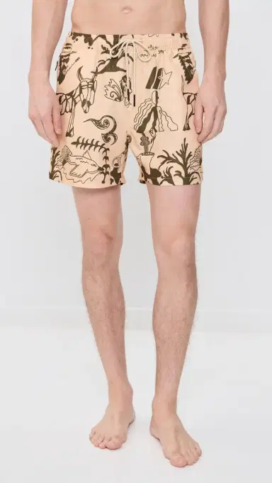 OAS Poplan wim Shorts 5 Beige | Thumbnail 2 OAS Poplan wim Shorts 5 Beige | Thumbnail 2