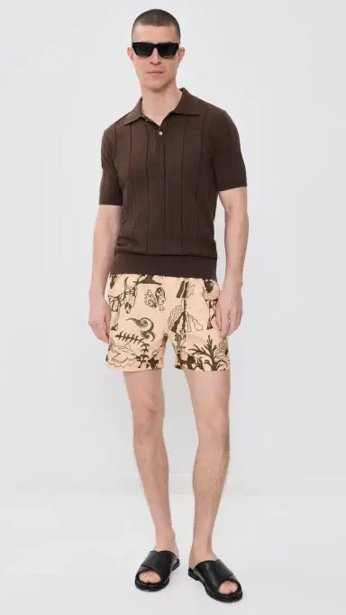 OAS Poplan wim Shorts 5 Beige | Thumbnail 5 OAS Poplan wim Shorts 5 Beige | Thumbnail 5
