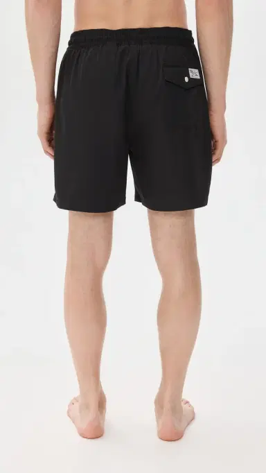 Polo Ralph Lauren Traveler Solid wim Trunks 6 Polo Black | Thumbnail 3 Polo Ralph Lauren Traveler Solid wim Trunks 6 Polo Black | Thumbnail 3