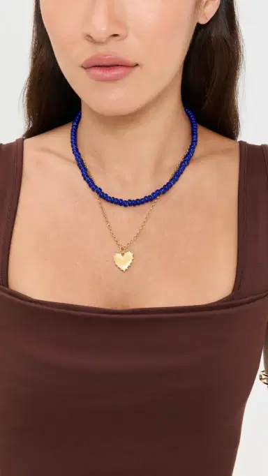 Shashi Azul Necklace Cobalt | Thumbnail 3 Shashi Azul Necklace Cobalt | Thumbnail 3