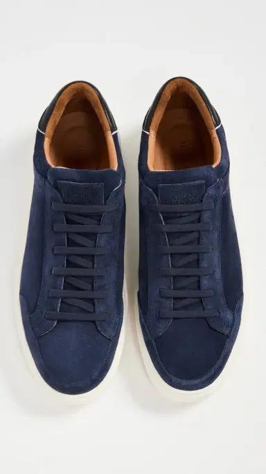 Allen Edmonds Oliver Suede Sneakers Navy 410 9 | Thumbnail 4 Allen Edmonds Oliver Suede Sneakers Navy 410 9 | Thumbnail 4