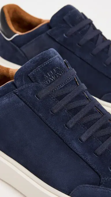 Allen Edmonds Oliver Suede Sneakers Navy 410 9 | Thumbnail 5 Allen Edmonds Oliver Suede Sneakers Navy 410 9 | Thumbnail 5