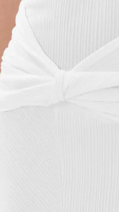 Victoria Beckham Twist Detail Midi Skirt White | Thumbnail 6 Victoria Beckham Twist Detail Midi Skirt White | Thumbnail 6