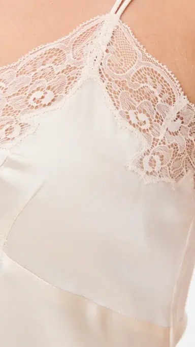 Only Hearts Silk Charmeuse Mini Slip Vintage Ivory M | Thumbnail 6 Only Hearts Silk Charmeuse Mini Slip Vintage Ivory M | Thumbnail 6