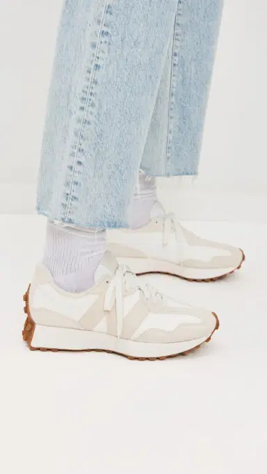 New Balance 327 Sneakers Beige White 9 | Thumbnail 3 New Balance 327 Sneakers Beige White 9 | Thumbnail 3