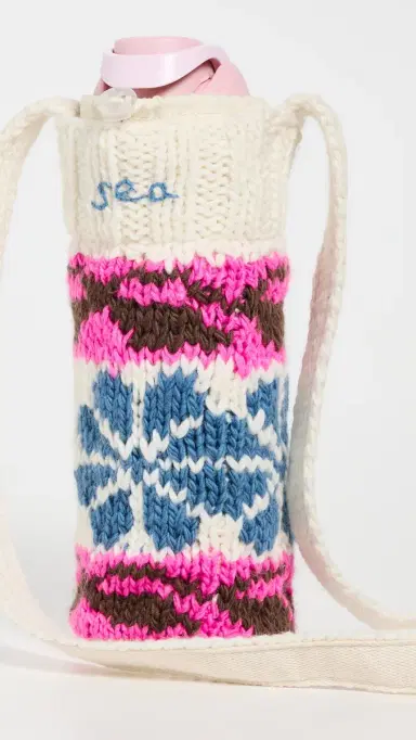 Sea Mavis Knit Water Bottle Holder | Thumbnail 4 Sea Mavis Knit Water Bottle Holder | Thumbnail 4