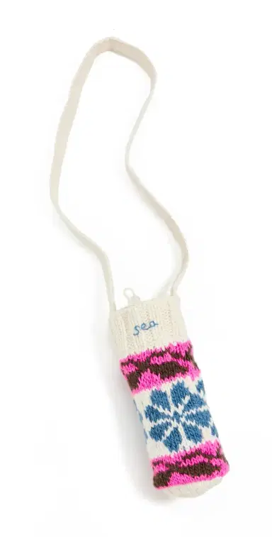 Sea Mavis Knit Water Bottle Holder | Thumbnail 1 Sea Mavis Knit Water Bottle Holder | Thumbnail 1