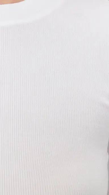 Frame The Rib Crew Tee White XL | Thumbnail 6 Frame The Rib Crew Tee White XL | Thumbnail 6