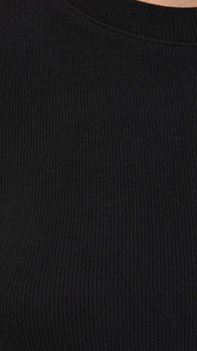 Frame The Rib Crew Tee Black M | Thumbnail 6 Frame The Rib Crew Tee Black M | Thumbnail 6
