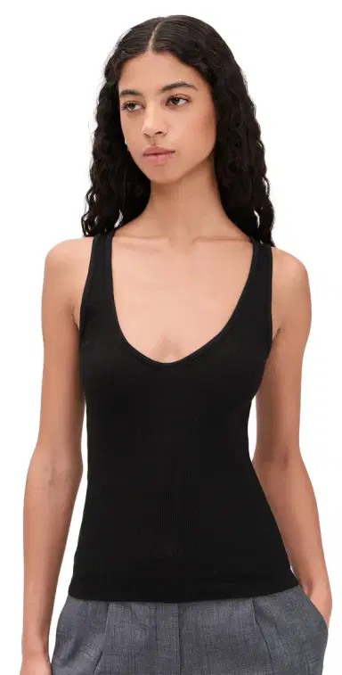 ALL THREE Claire V-Tank Black | Thumbnail 1 ALL THREE Claire V-Tank Black | Thumbnail 1