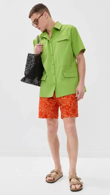 Dur Doux t. Tropez Print horts 6 Orange | Thumbnail 5 Dur Doux t. Tropez Print horts 6 Orange | Thumbnail 5
