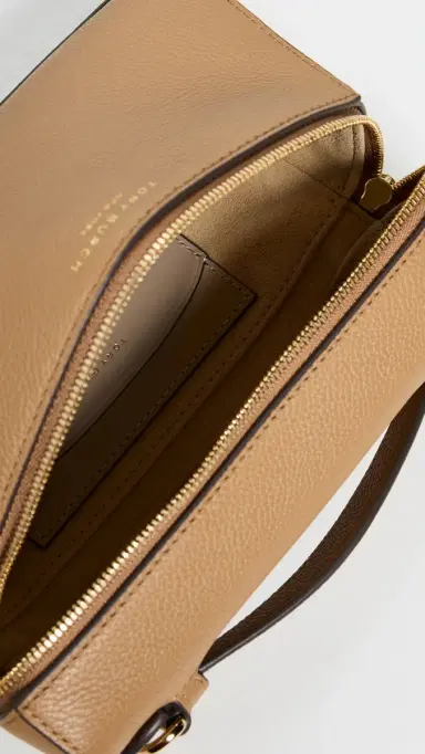 Tory Burch Romy Slim Top Handle Bag Tiramisu One Size | Thumbnail 6 Tory Burch Romy Slim Top Handle Bag Tiramisu One Size | Thumbnail 6