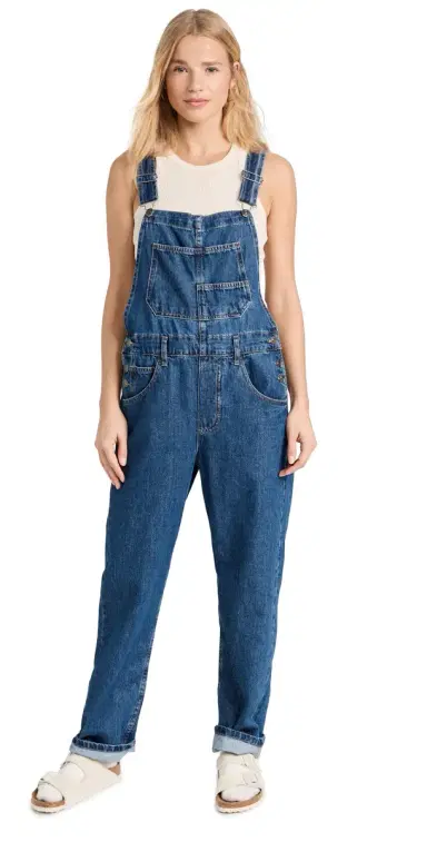 Free People Ziggy Denim Overalls apphire Blue | Thumbnail 1 Free People Ziggy Denim Overalls apphire Blue | Thumbnail 1