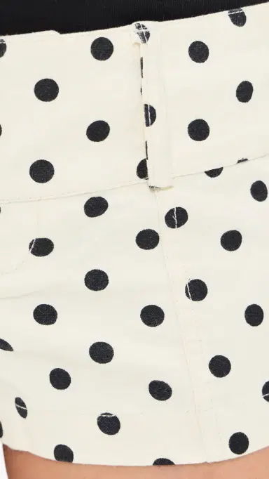Free People Ana Printed Micro Shorts Spring White Combo | Thumbnail 6 Free People Ana Printed Micro Shorts Spring White Combo | Thumbnail 6