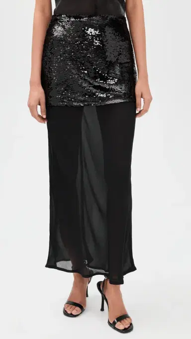 MADISON THE LABEL Aveline Maxi Skirt Black | Thumbnail 2 MADISON THE LABEL Aveline Maxi Skirt Black | Thumbnail 2