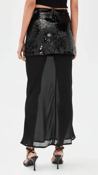 MADISON THE LABEL Aveline Maxi Skirt Black | Thumbnail 3 MADISON THE LABEL Aveline Maxi Skirt Black | Thumbnail 3