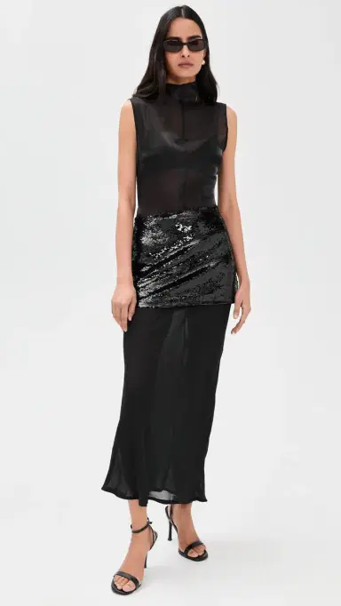 MADISON THE LABEL Aveline Maxi Skirt Black | Thumbnail 5 MADISON THE LABEL Aveline Maxi Skirt Black | Thumbnail 5