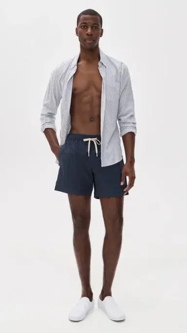Faherty All Day 6 Swim Trunks Blue Nights | Thumbnail 5 Faherty All Day 6 Swim Trunks Blue Nights | Thumbnail 5