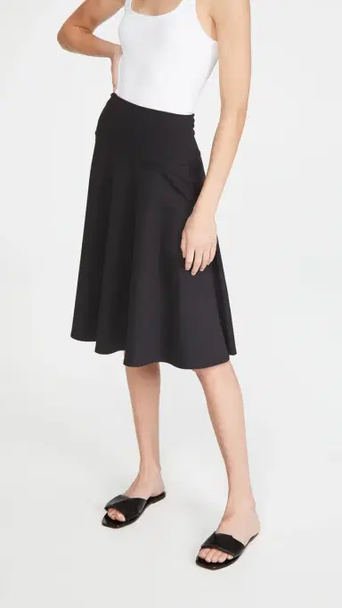 susana monaco High Waisted Tea Skirt Black M | Thumbnail 5 susana monaco High Waisted Tea Skirt Black M | Thumbnail 5