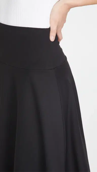 susana monaco High Waisted Tea Skirt Black M | Thumbnail 6 susana monaco High Waisted Tea Skirt Black M | Thumbnail 6