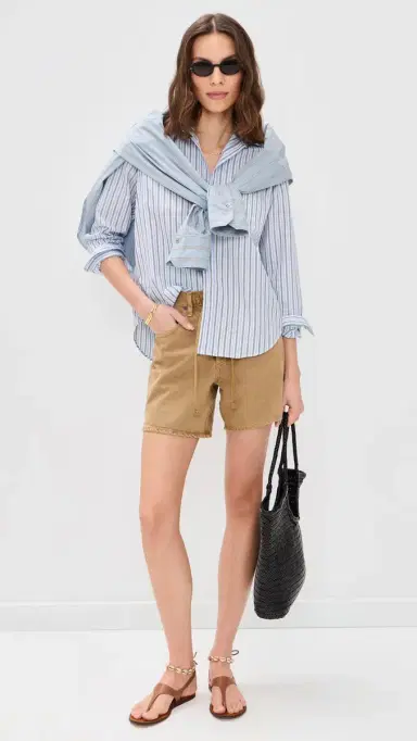FRANK & EILEEN Relaxed Button-Up Shirt Blue Navy Multi tripe | Thumbnail 5 FRANK & EILEEN Relaxed Button-Up Shirt Blue Navy Multi tripe | Thumbnail 5