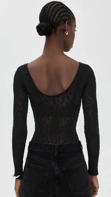 Wolford weet Dots Thong Bodysuit Black | Thumbnail 3 Wolford weet Dots Thong Bodysuit Black | Thumbnail 3