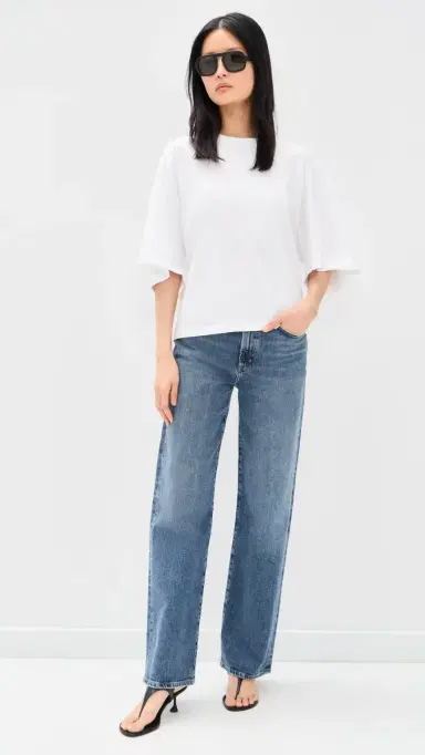 AGOLDE Ellery Tee White | Thumbnail 5 AGOLDE Ellery Tee White | Thumbnail 5