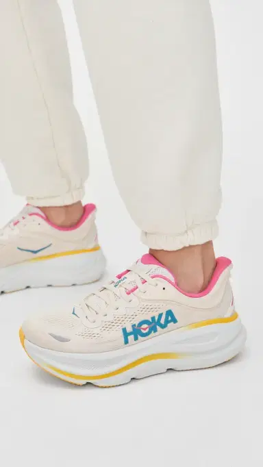 Hoka Bondi 9 Sneakers Alabaster/Birch 7 | Thumbnail 3 Hoka Bondi 9 Sneakers Alabaster/Birch 7 | Thumbnail 3