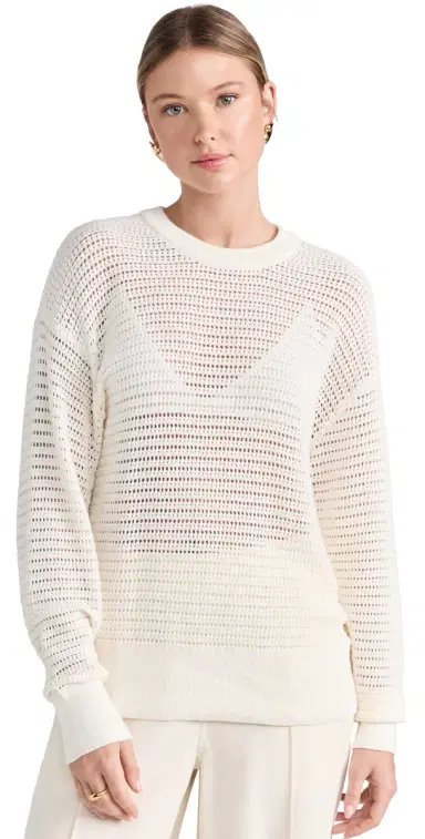 Varley Kershaw Sweatshirt Egret M | Thumbnail 1 Varley Kershaw Sweatshirt Egret M | Thumbnail 1