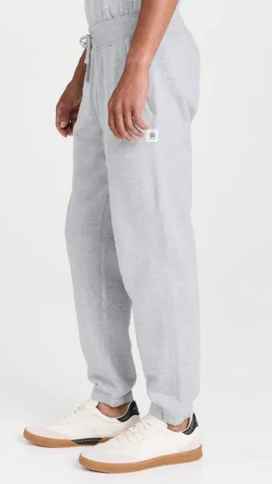 REIGNING CHAMP Midweight Terry tandard Sweatpant Heather Grey | Thumbnail 4 REIGNING CHAMP Midweight Terry tandard Sweatpant Heather Grey | Thumbnail 4