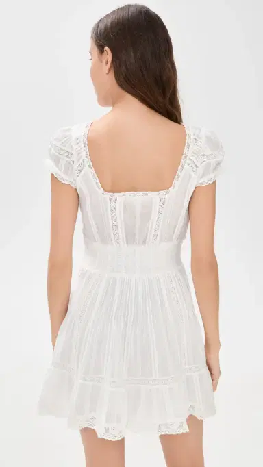LoveShackFancy Edena Dress White L | Thumbnail 3 LoveShackFancy Edena Dress White L | Thumbnail 3