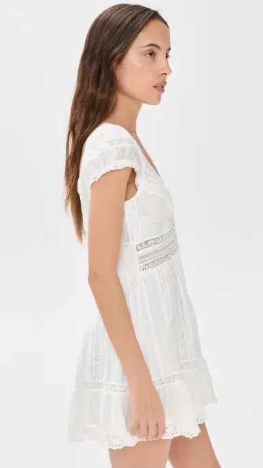 LoveShackFancy Edena Dress White L | Thumbnail 4 LoveShackFancy Edena Dress White L | Thumbnail 4