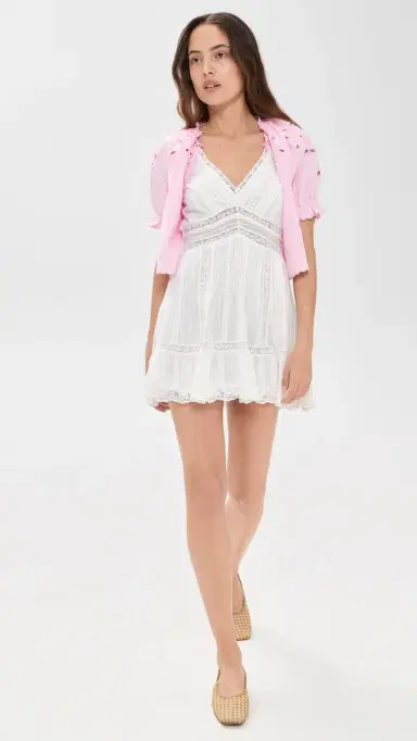 LoveShackFancy Edena Dress White L | Thumbnail 5 LoveShackFancy Edena Dress White L | Thumbnail 5