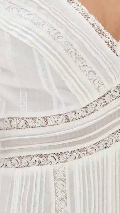 LoveShackFancy Edena Dress White L | Thumbnail 6 LoveShackFancy Edena Dress White L | Thumbnail 6