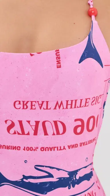 STAUD aird One Piece Parcel Print Pink | Thumbnail 6 STAUD aird One Piece Parcel Print Pink | Thumbnail 6