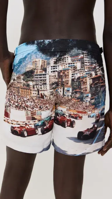 Orlebar Brown Bulldog Photographic Swim Shorts 5.5 Start Your Engines | Thumbnail 3 Orlebar Brown Bulldog Photographic Swim Shorts 5.5 Start Your Engines | Thumbnail 3