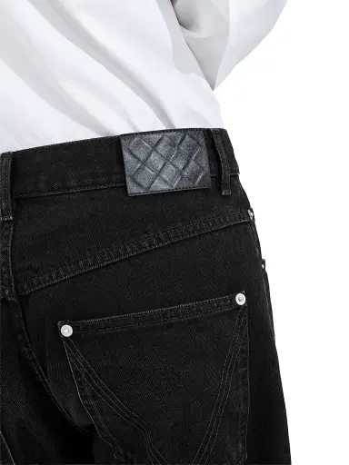 Bottega Veneta Men's Turned-Up Faded Jeans | Thumbnail 5 Bottega Veneta Men's Turned-Up Faded Jeans | Thumbnail 5