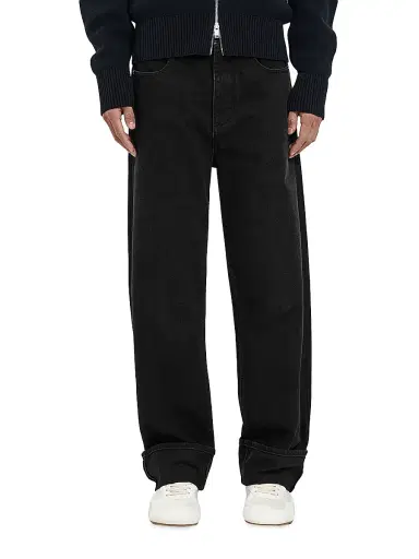 Bottega Veneta Men's Turned-Up Faded Jeans | Thumbnail 1 Bottega Veneta Men's Turned-Up Faded Jeans | Thumbnail 1