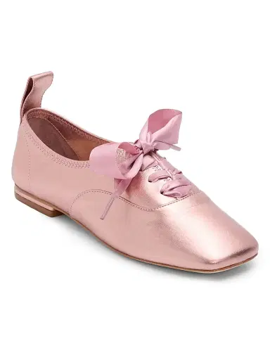 Cinq à Sept Women's Christina 30MM Metallic Leather Oxfords | Thumbnail 2 Cinq à Sept Women's Christina 30MM Metallic Leather Oxfords | Thumbnail 2