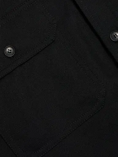 Nili Lotan Men's Evander Cotton-Linen Shirt Jacket - Black | Thumbnail 7 Nili Lotan Men's Evander Cotton-Linen Shirt Jacket - Black | Thumbnail 7