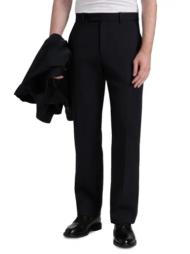 Nili Lotan Men's Fritz Virgin Wool Pants - Midnight | Thumbnail 3 Nili Lotan Men's Fritz Virgin Wool Pants - Midnight | Thumbnail 3