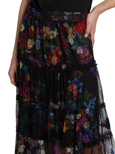 Johnny Was Women's Mazzy Tierred Maxi Skirt - Kahlani | Thumbnail 6 Johnny Was Women's Mazzy Tierred Maxi Skirt - Kahlani | Thumbnail 6