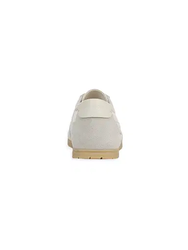 Vince Men's LA Runner Low-Top Leather Sneakers - Horchata Pebble White | Thumbnail 3 Vince Men's LA Runner Low-Top Leather Sneakers - Horchata Pebble White | Thumbnail 3